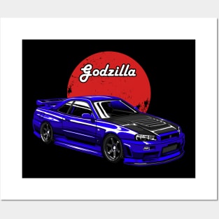 Gtr r34 Posters and Art